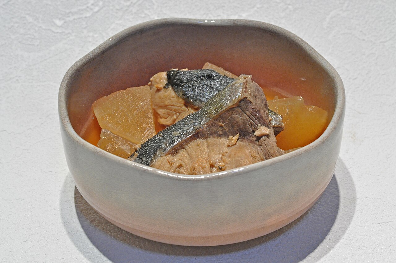 Buri Daikon Toyama-style braised yellowtail with daikon