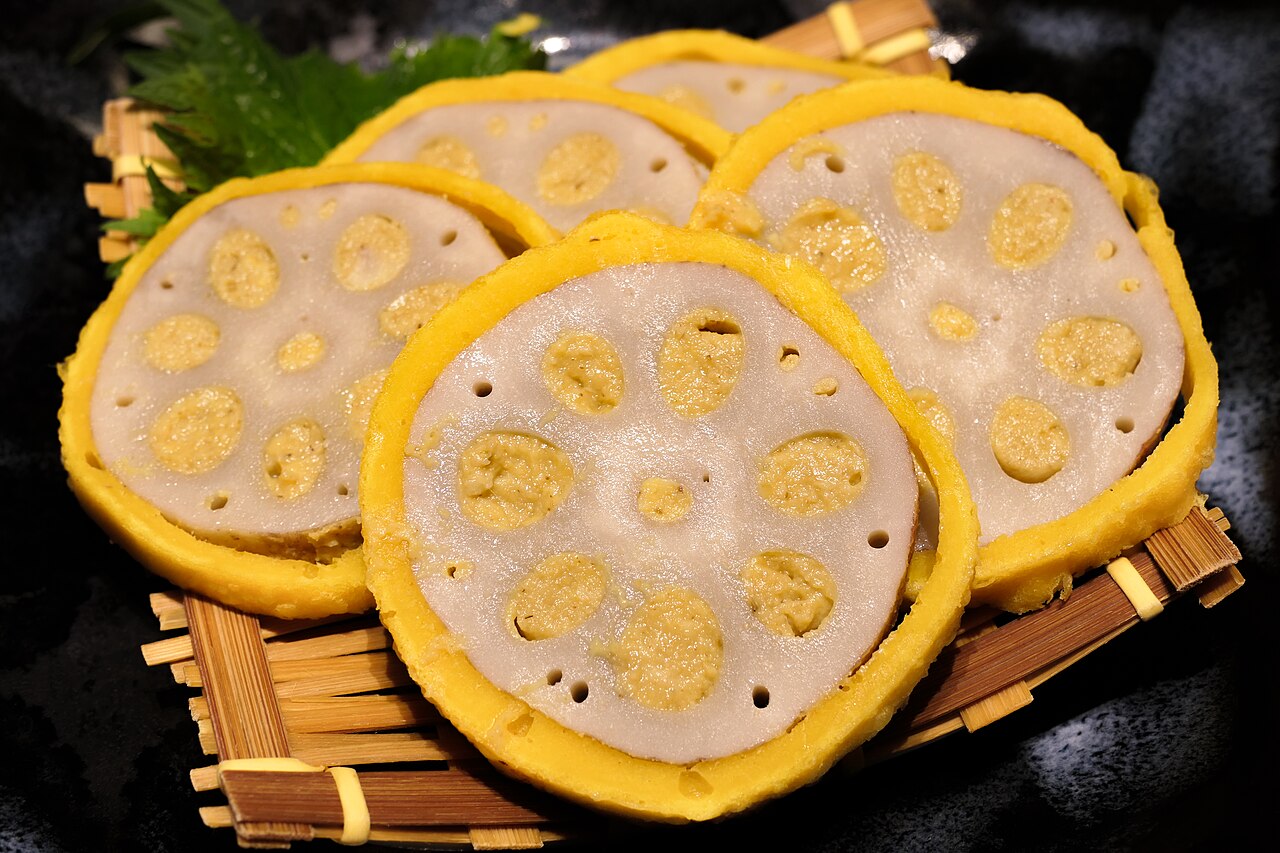 Karashirenkon, Kumamoto mustard-miso stuffed lotus root