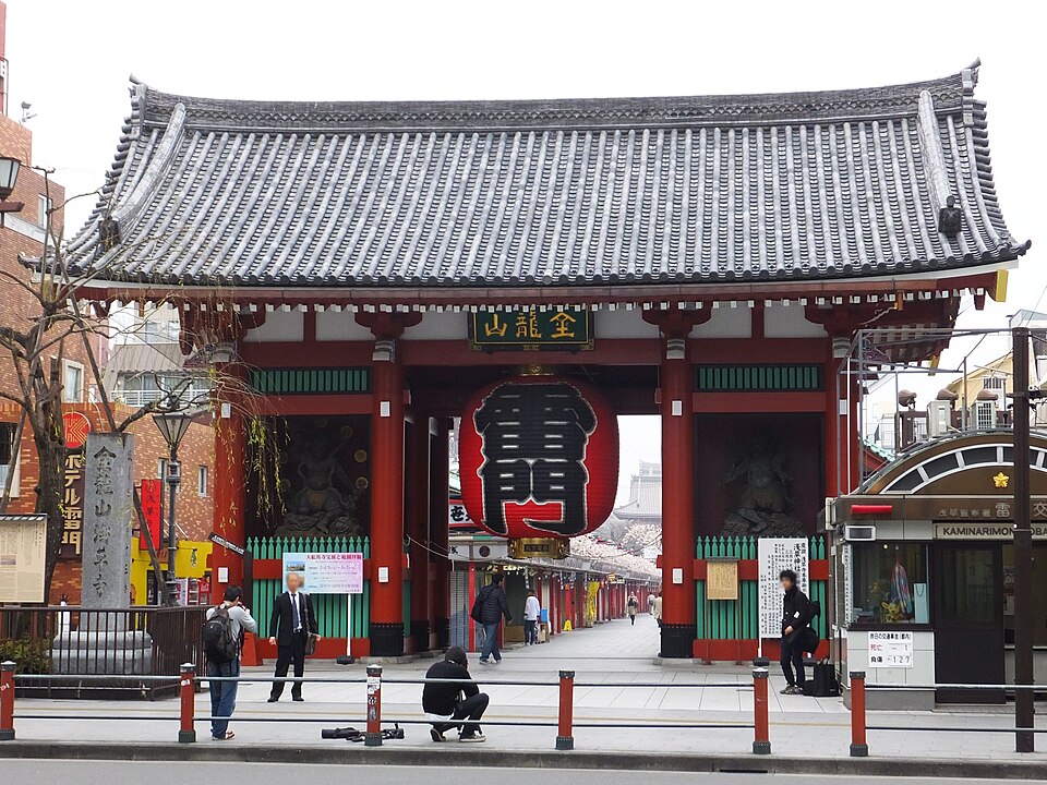 Kaminarimon, Asakusa Wind-and-Thunder Gate with Lantern